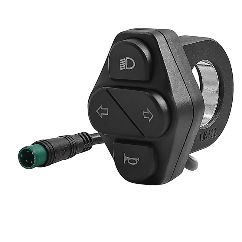 

Многофункциональный переключатель 3-в-1 (поворотники, звуковой сигнал, фара) с 5 контактами для электросамоката Kukirin G2 Master