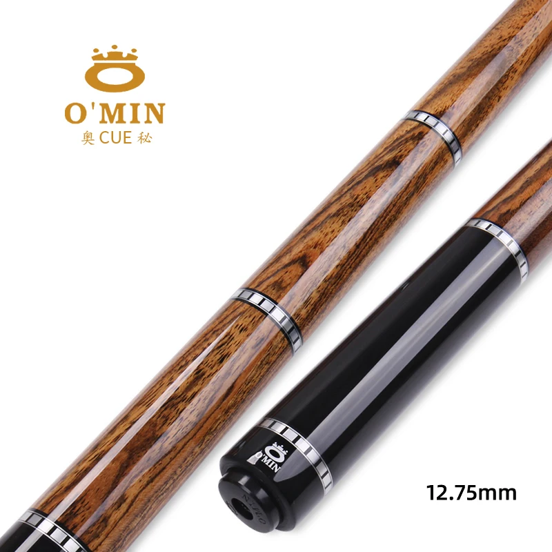 Omin Original POOL Cue Tip With Case Sandalwood CT Carbon Fibre Grave Billiard Cue Stick 1/2 Split Cue 12.75mm 147cm