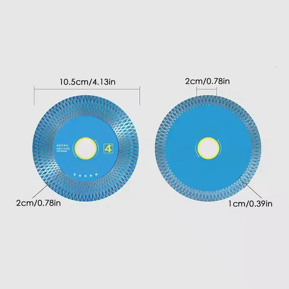 10Pcs/1Set Sharp Angle Grinder Cutting Discs Metal With Hole Ceramic Marble Cutting Disc Diamond Cut Off Rotary Tool