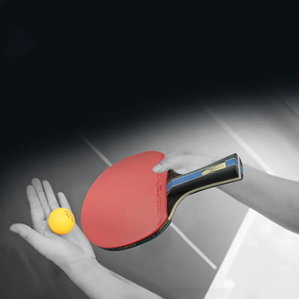 Soverup ไม้ปิงปอง Double Face สิวเสี้ยนยางเหนียว 4 ดาว Ping Pong Paddle พร้อมกระเป๋าแร็กเก็ตเจ็ดชั้นไม้บริสุทธิ์