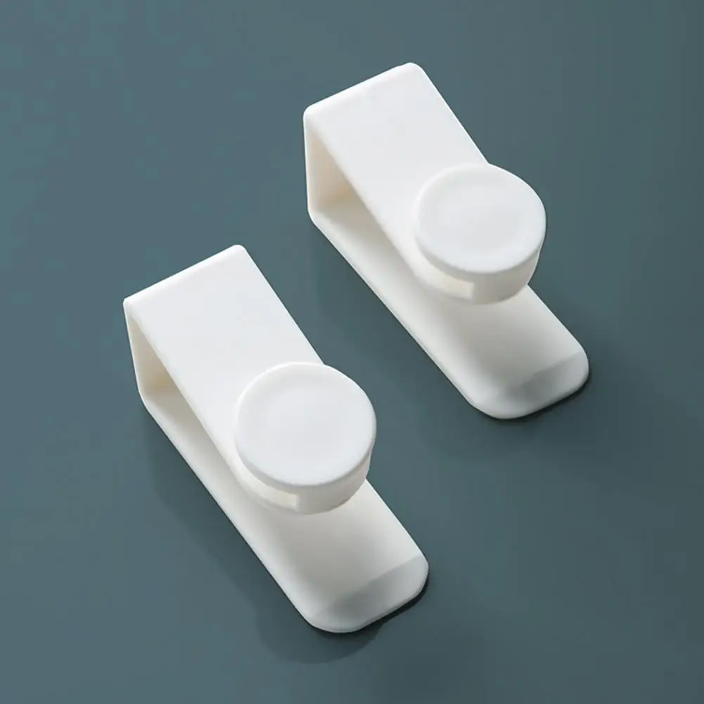 2/4Pcs Simple No Drilling Multifunctional Clothes Hanger Over the Door Cabinet Door Hook for Indoor Cabinet Door Hook Door Hook