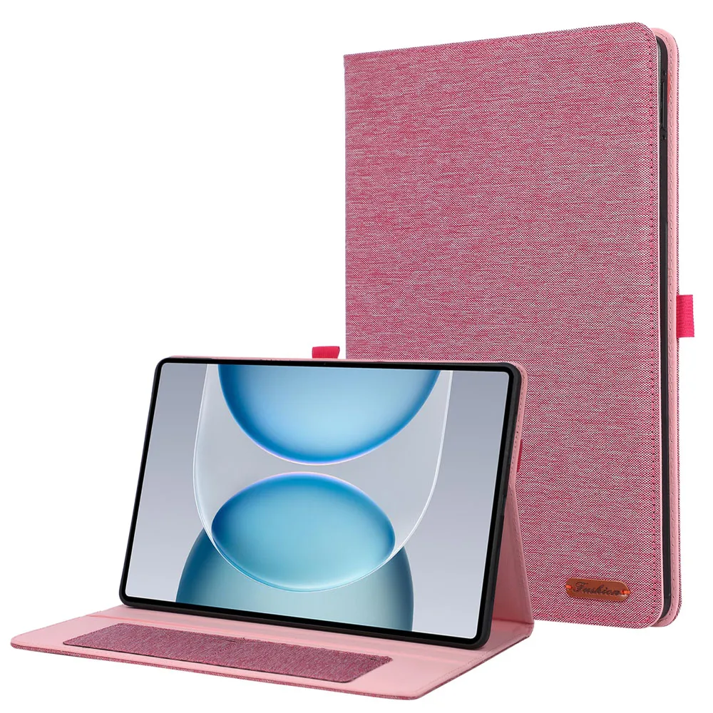 For Honor MagicPad 3/4 Pro 2026 12.3 Inch Case With Straps Fabric Stand Case Shockproof Anti‑Drop Tablet Protective Cover