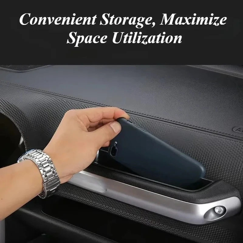 

For Haval Dargo 2021-2026 Car Passenger Handle Storage Box Co-pilot Grab Handle Organizer Box Interior Decoration Accessories