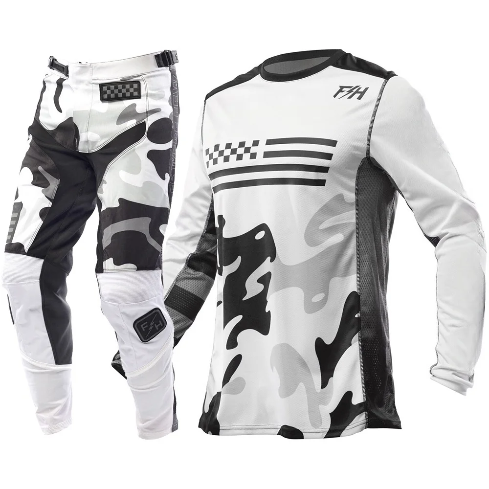2026 FH Motocross Gear Set Top Shift MX Jersey Set ATV Race Wear Enduro Moto Kits Off Road Motorpak