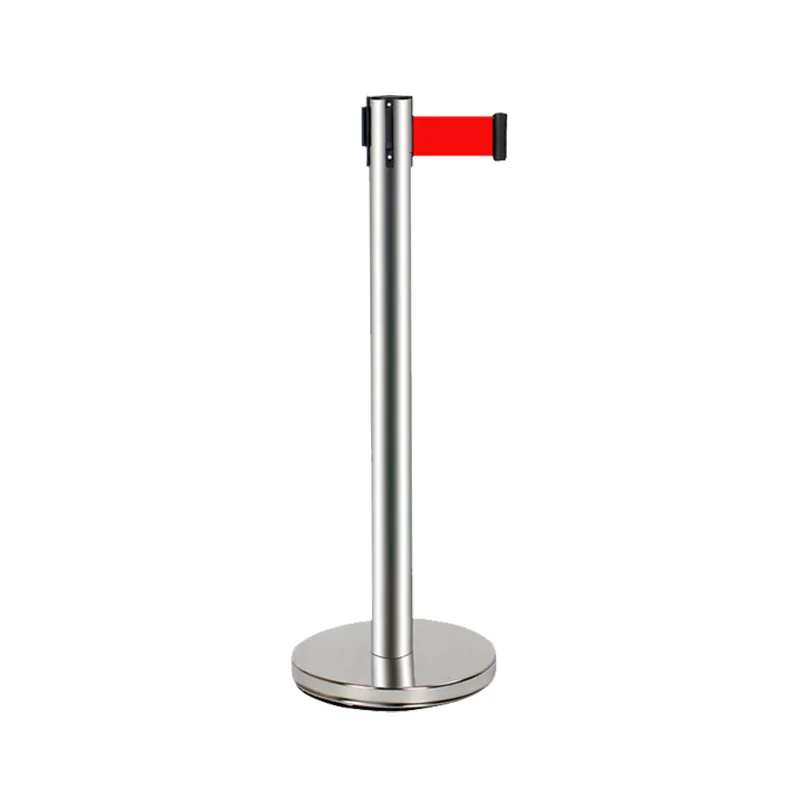 【Professional Use】With Retractable Belt Crowd Control Rope And Pole Heavy Strut Sign Clip Line Separator Crowd Control Rope Retr