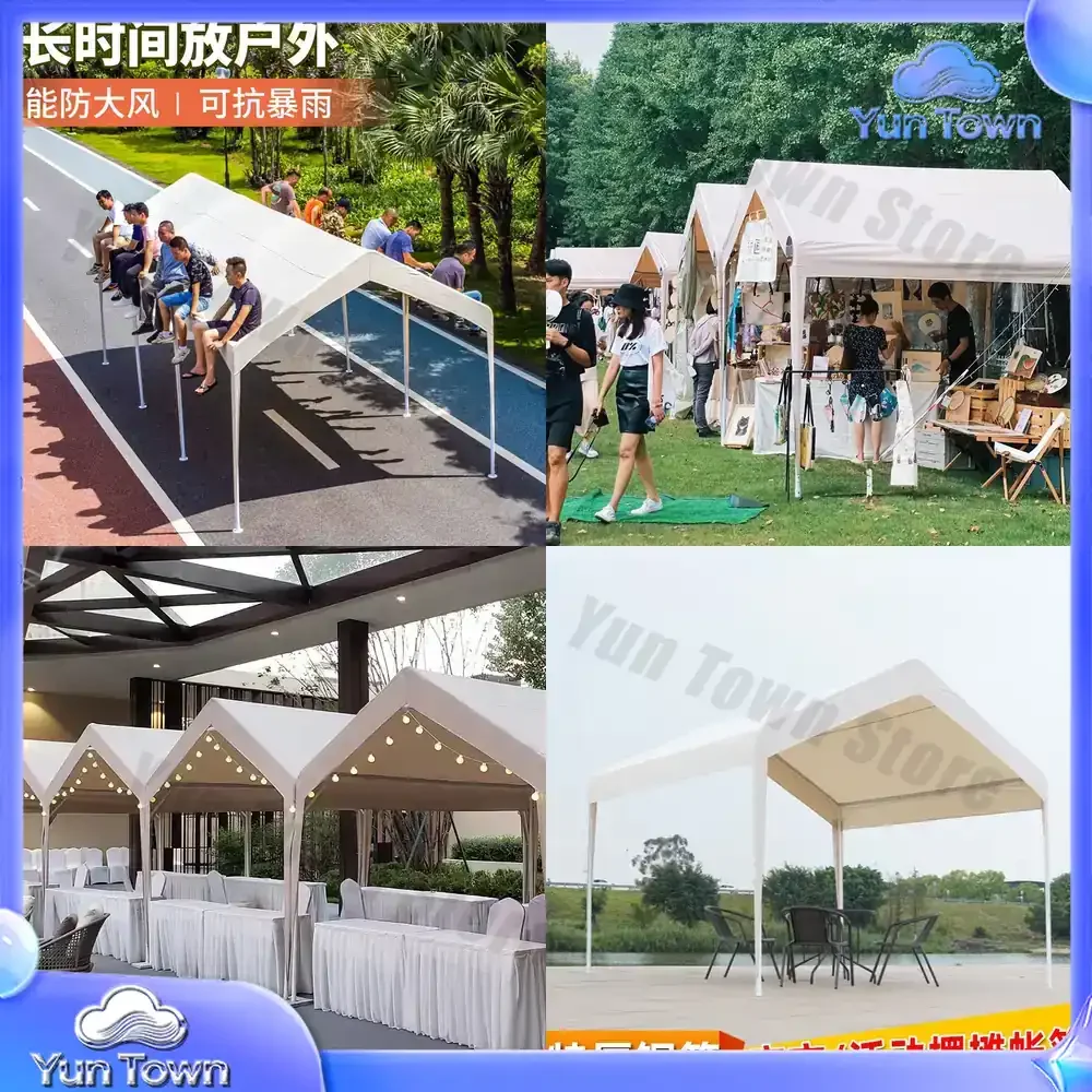 Internet celebrity outdoor awning canopy European camp mobile stall canopy windproof cloth catering tent room