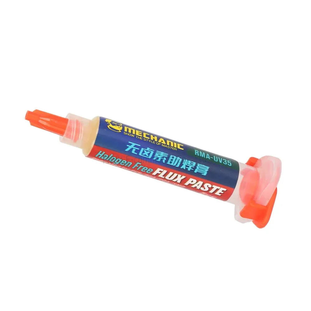 10 Pcs RMA-UV35 5cc BGA Solder Pasta Fluks Fluks untuk BGA Solder Stasiun Solder Besi Tin Cream Gratis Pengiriman