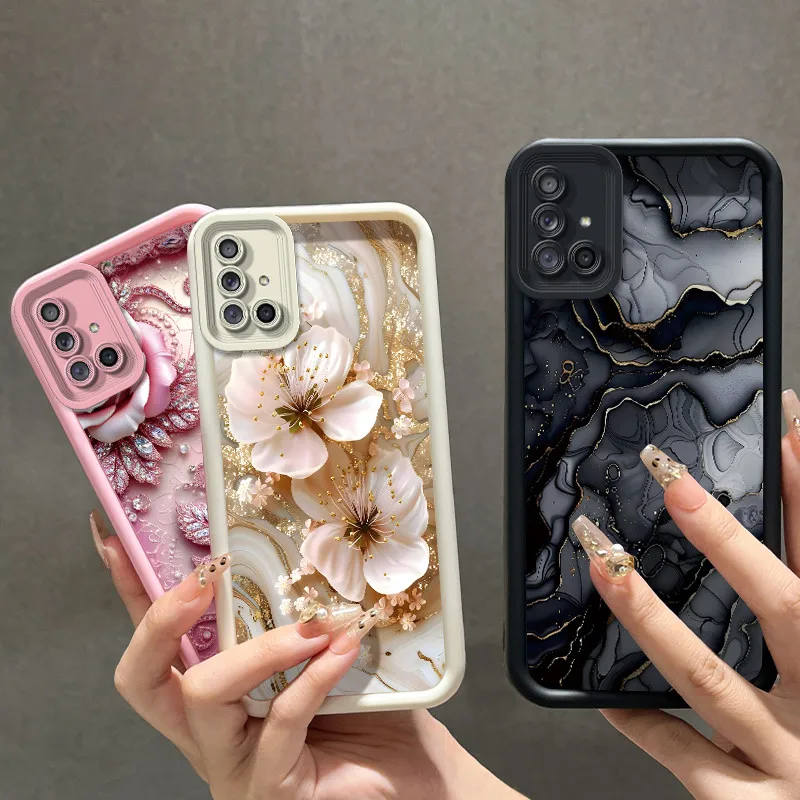 Ready Stock Phone Case For Samsung Galaxy M31s Pretty Butterfly Flowers Pattern Cover For Samsung Galaxy M51 Anti-scratch Casing