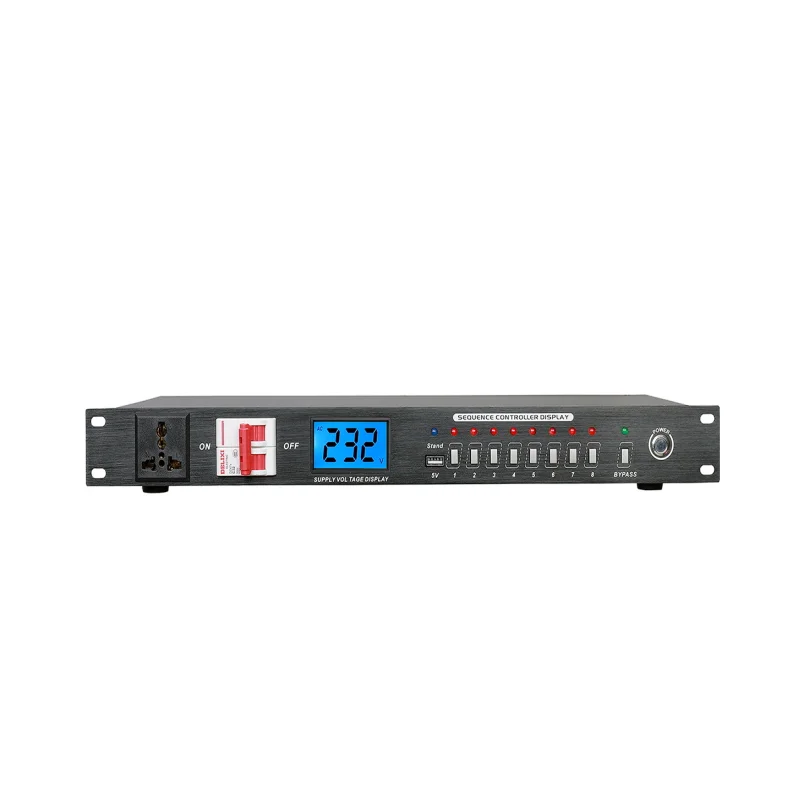 Professional Metal Power Distribution Unit With Sequencer Controller Power Management System For Speaker