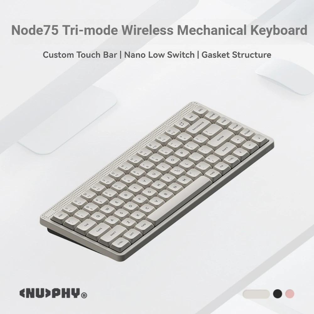 NuPhy Node75 ワイヤレスメカニカルキーボード ロープロファイル NuPhy Node75 High-Profile Wireless Mechanical Keyboard