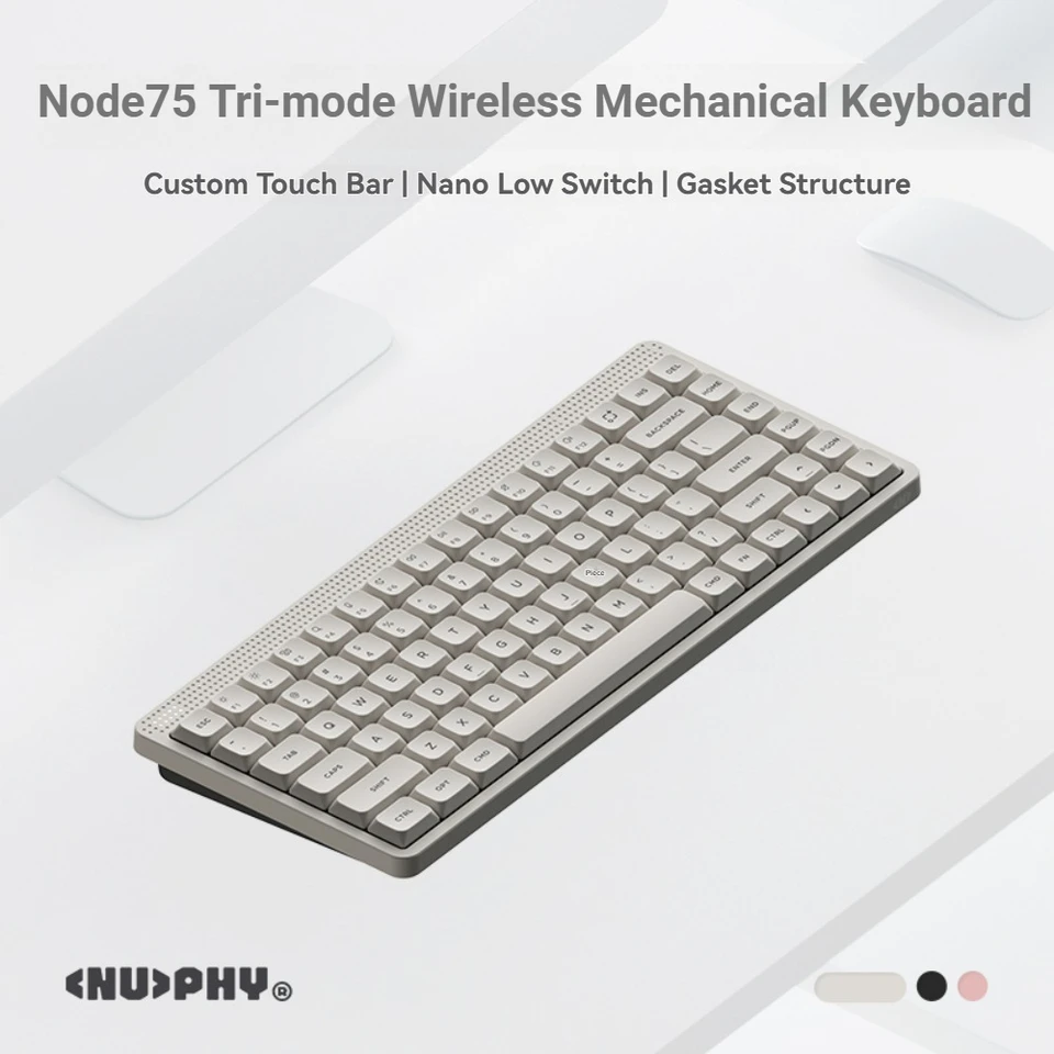 Nuphy Node75 ロープロファイル メカニカルキーボード ワイヤレス