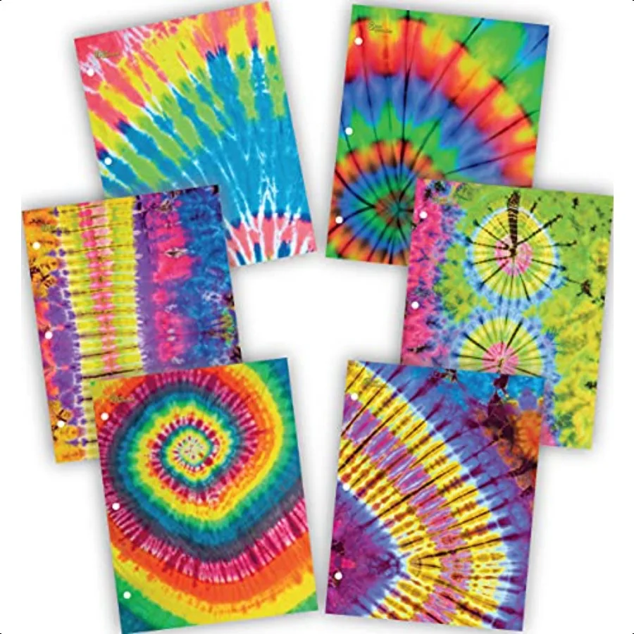 

School plies 2Pocket Folder Value Pack with Assorted Fashion EyeCatching Designs Durable Laminated Letter Size 6 Pack Folders f