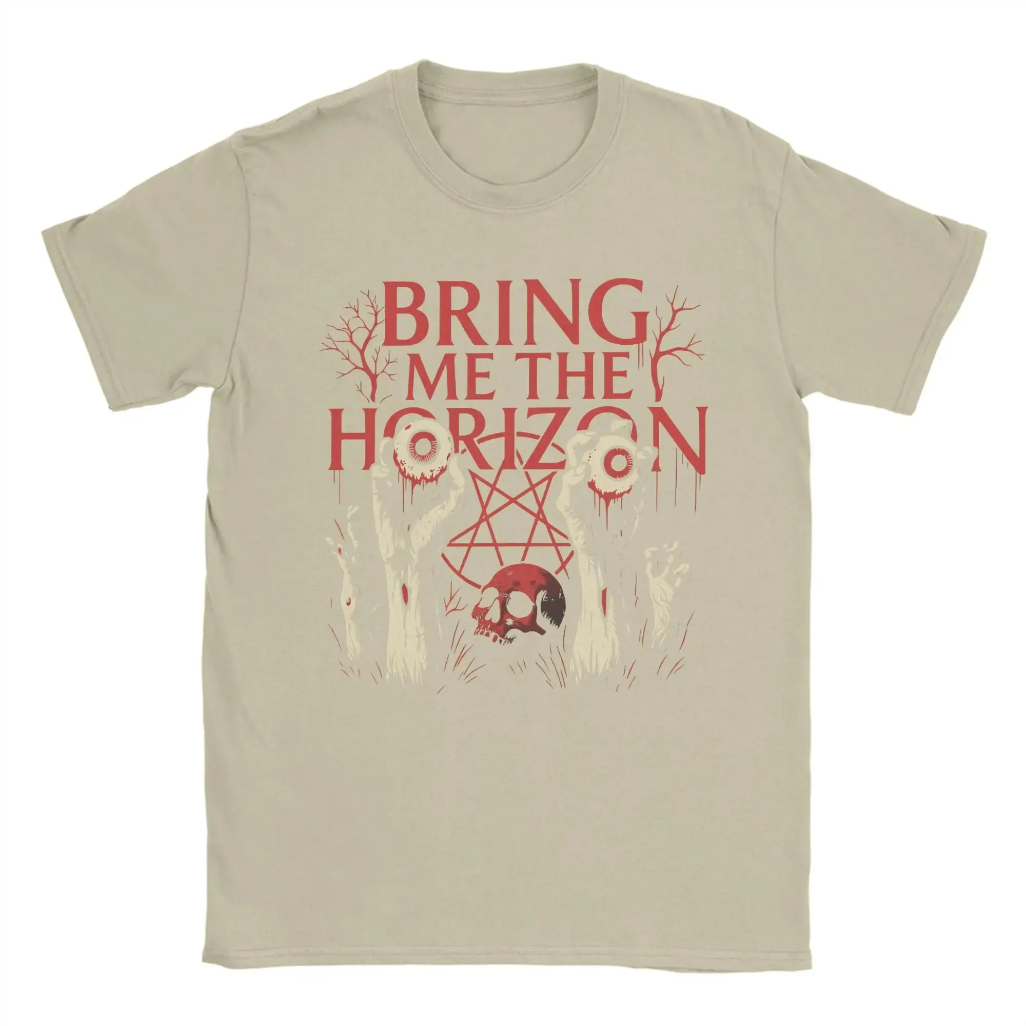 Vintage Rockband T-Shirts BMTH Bring Me The Horizon Metalcore T-Shirt Y2k Print T-Shirt O-Ausschnitt Kurzarm Unisex – Detail 3