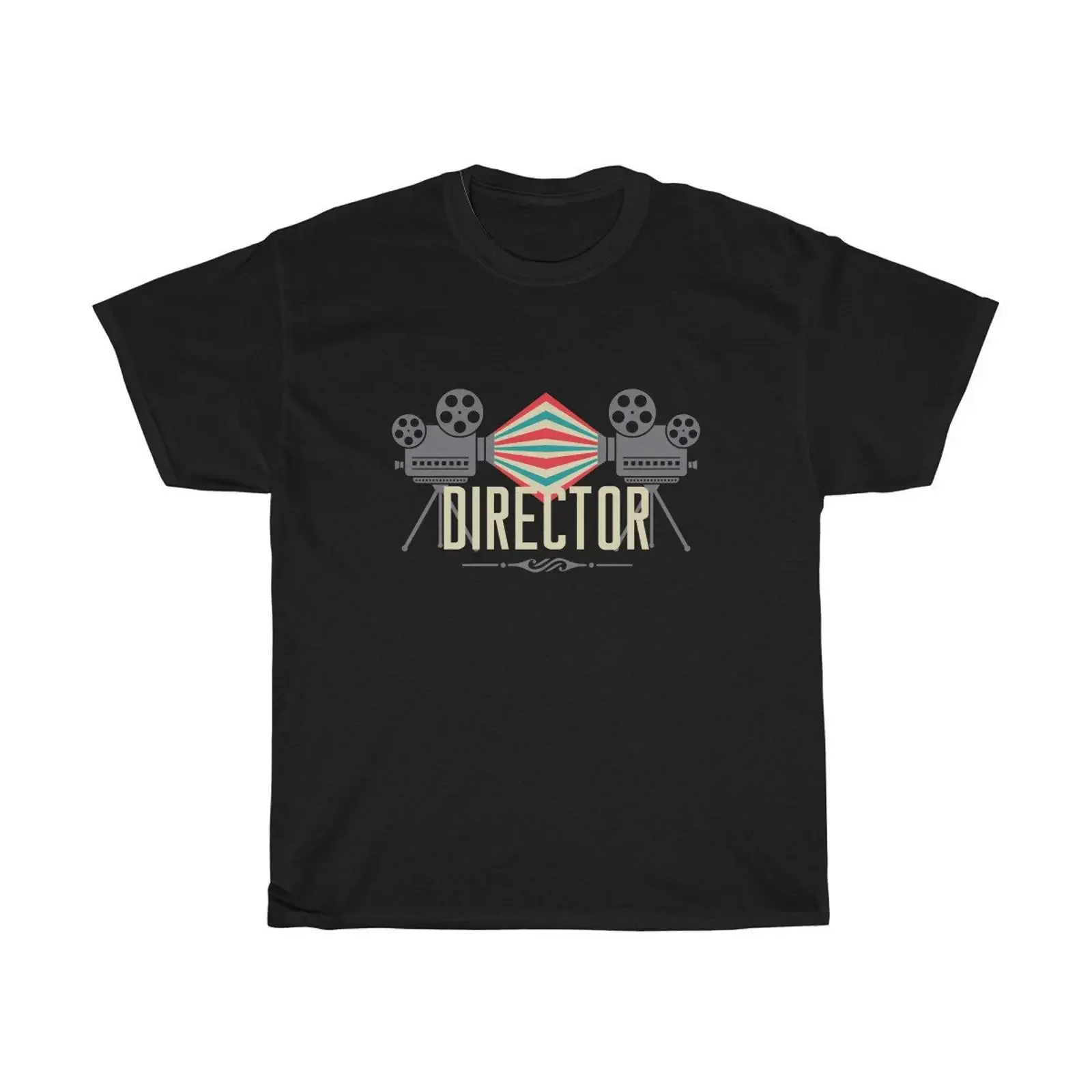 Film Director T Shirt Movie Maker Creator Producer Video editor vintage Washed Slightly Casual homme graphic designer clothes
