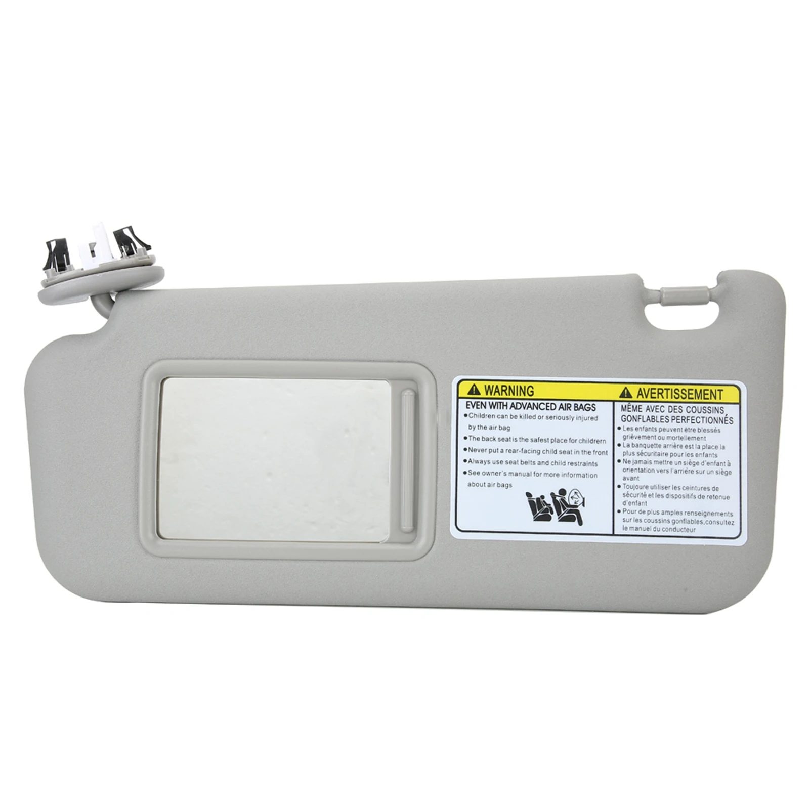 مظلة نافذة السيارة اليسرى حاجب من الشمس لجانب السائق الأيسر 74320‐42501‐B2 مناسب لـ RAV4 2006‐2009 رمادي