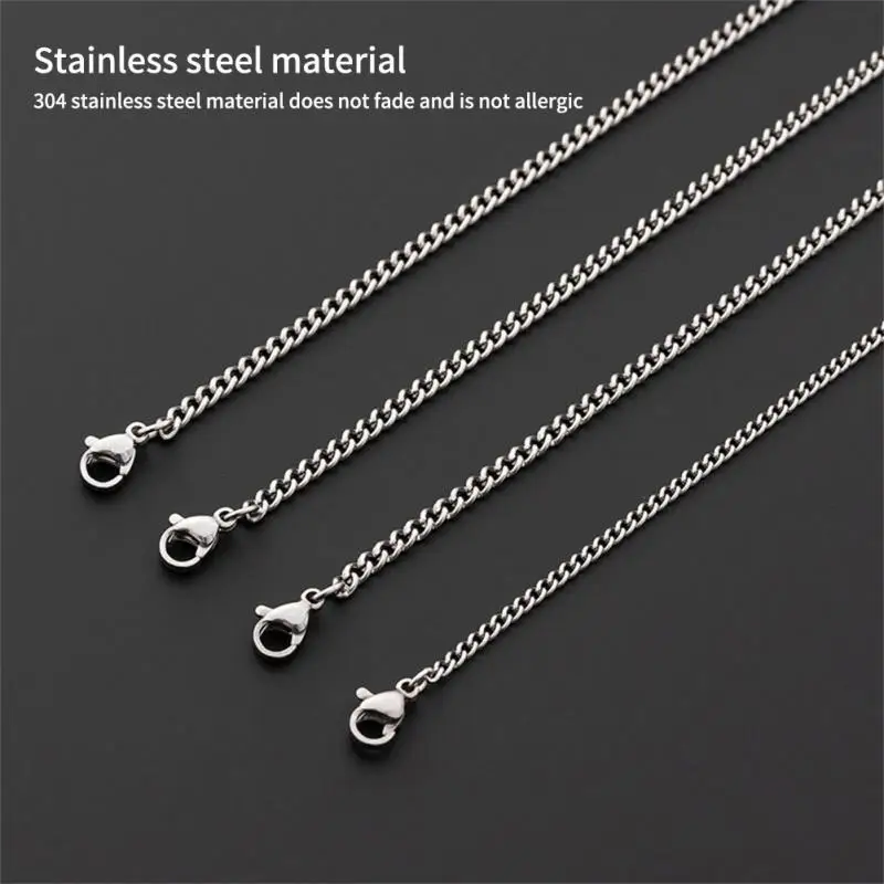 Titanium Steel Chain Fashionable Versatile Elegant Durable High-quality Unique Twisted Design Men\'s Jewelry Unique Stylish