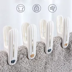 12Pcs Clothes Pegs Dry Quilt Single Clothespins Household Cotton Quilt Hanger Fixed Large Windproof Clip Clothes Quilt Organizer