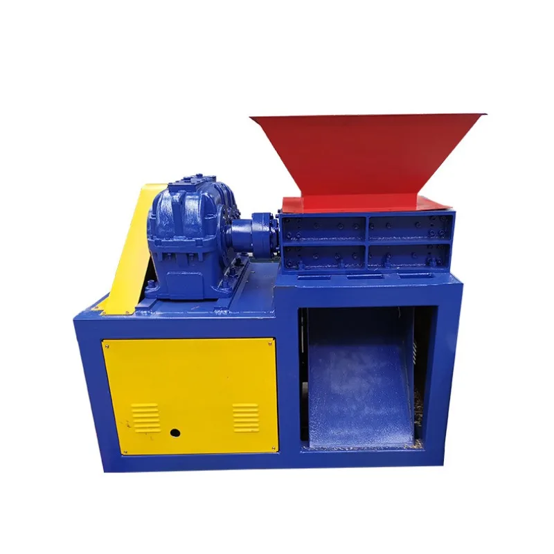 Double shaft shredder Living waste machine Minicomotive shredder