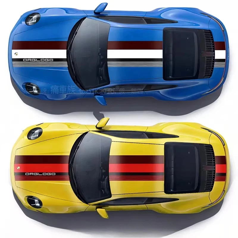 

Car Vinyl Stickers For Porsche 911 Appearance modification customized Sport decals