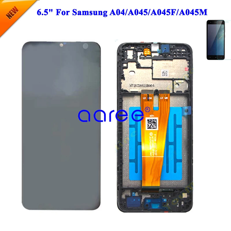 LCD Screen For Samsung A04 A045 LCD For Samsung A04 A045 LCD Screen Touch Digitizer Assembly