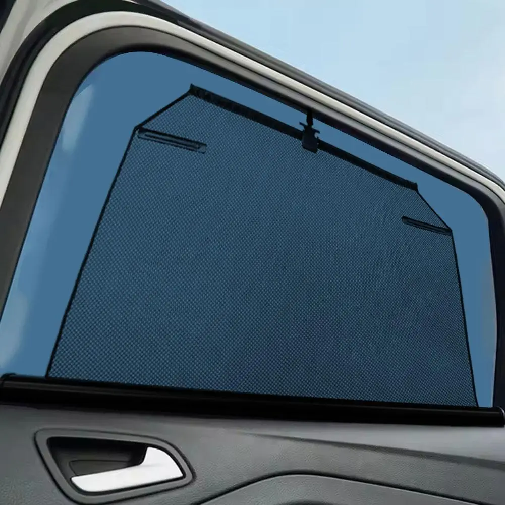 

52cm Car Window Sun Shade Retractable Side Sunscreen Glare Reduction Interior Comfort Privacy Mesh For Sedan SUV