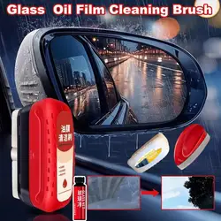 Car Glass Cleaner Automotive Glass Sponge Cleaning Brush Windshield Oil Film Cleaner Glass Polishing Agent Car Maintenance tool