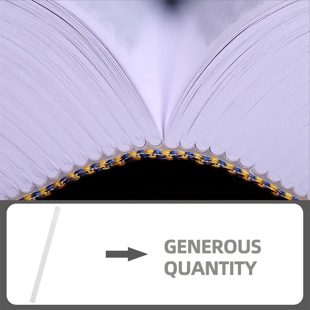 

10Pcs Glue Binding Strips Multi Function Tape for Books Documents Secure Fastening Time Saving Binding Solution Office Use