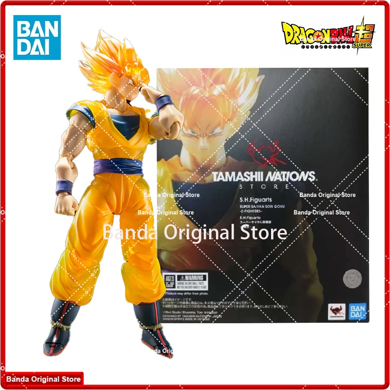 

100% в наличии Оригинальные BANDAI TAMASHII Nation STORE S.H. Фигуртс супер сайян Гоку З Уорриорз SHF Сон Гоку Драконий жемчуг Z игрушки