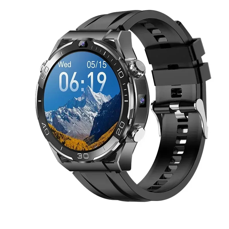 

2025 Upgrade 4G Smart Watch Call SIM Card GPS 5G Wifi 6GB 128GB Bluetooth 5.0 Dual Camera Heart Rate Sports Smartwatch Men
