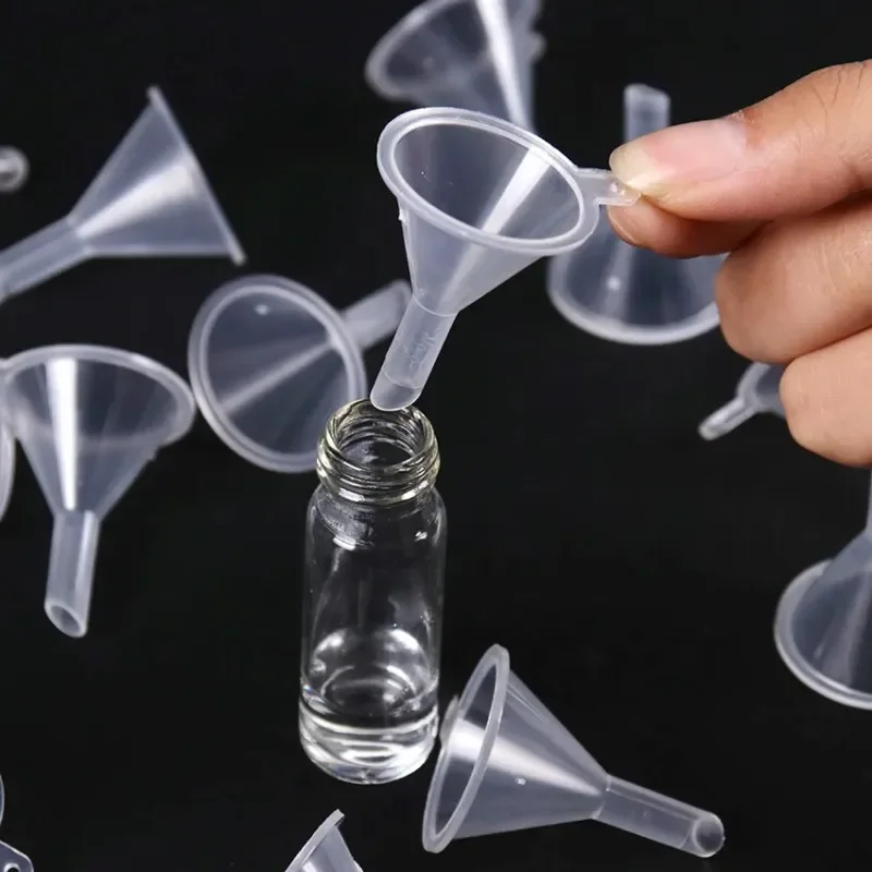 Mini Funnel Small Mouth Funnels for Liquid Oil Funnel for Bottle Filling Perfumes Essential Oils Laboratory Dispensing Tools