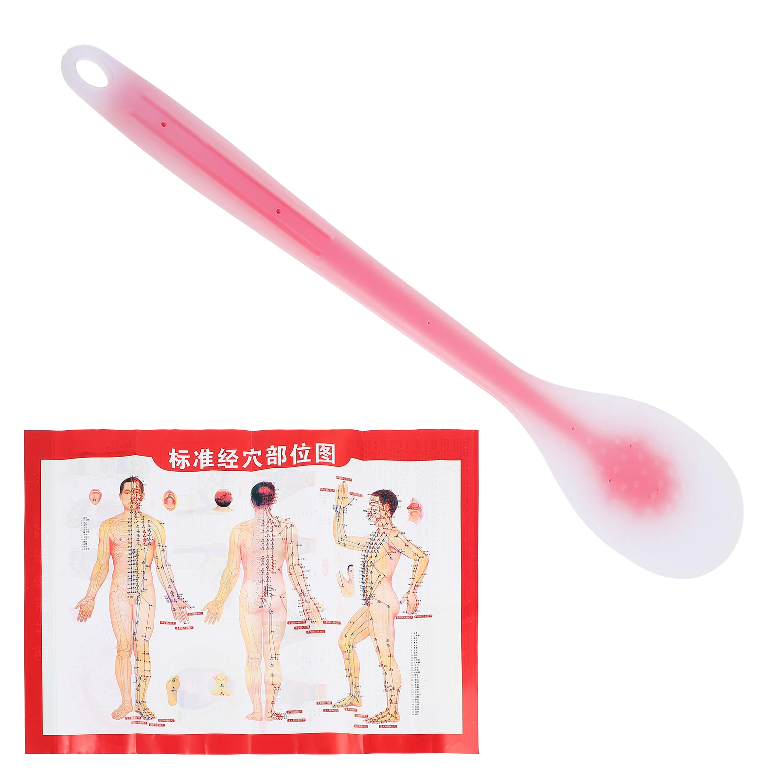 1 مجموعة سيليكون ميريديان بات أداة تدليك الجسم الضرب عصا للرقبة الظهر الكتف اليد نقاط الوخز العلاج التجريف الدورة الدموية #1