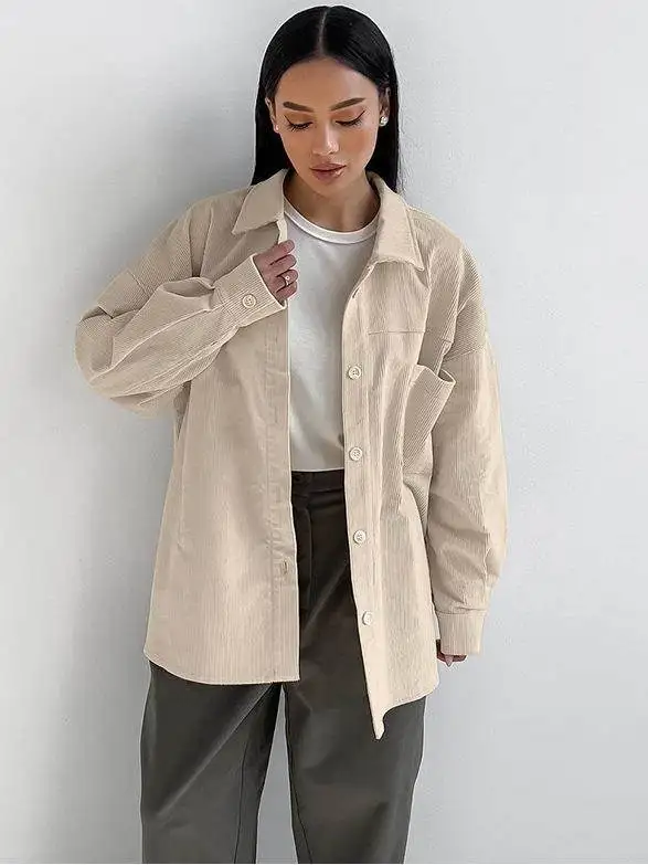 

Loose Casual Long Sve irt with Mat Lapel New Men's Home Clothes Comfortable Spwear Pure Color Autumn Faion