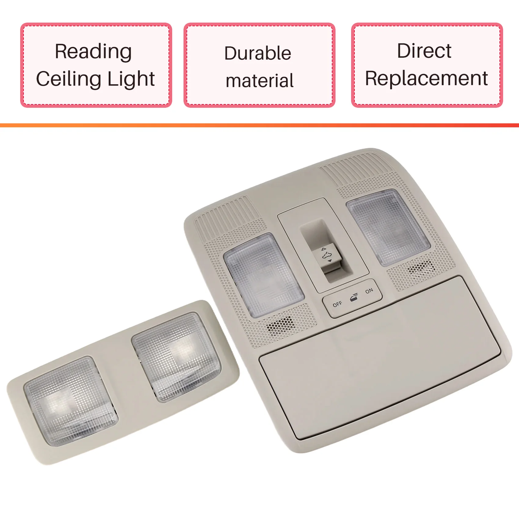 

Efficientt-KD45-51-310 Car Reading Light Dome Light Sunroof Switch Glasses Case For Mazda 3/ 6 CX-5 CX-3 KD47-69-970