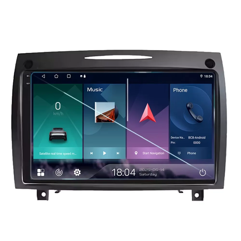 Car Radio Android 16 Carplay For Mercedes Benz SLK class R171 SLK200 SLK280 SLK300 2000 - 2011 Navigation GPS Multimedia Player