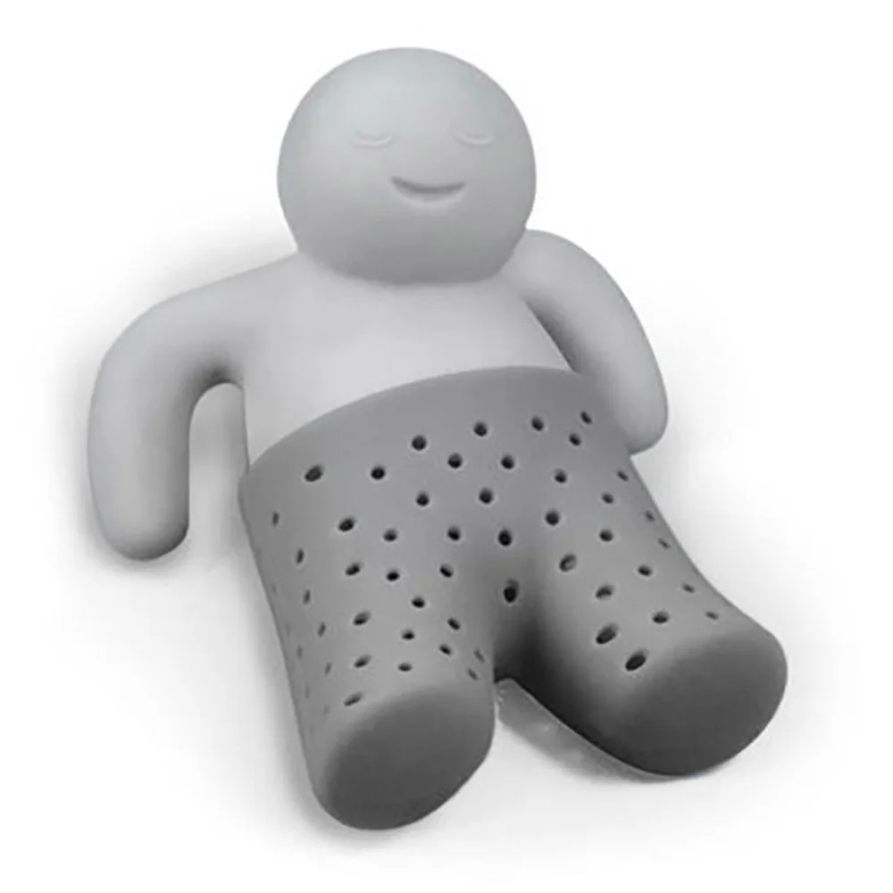 Silicone Tea Infuser Interesting Life Partner Cute Mister Tea Strainer MR Little Man Tea Infuser Filter Brewing Making Teapot
