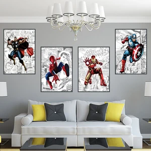 Mini Marvel Avengers Home Decoration Impression 10 Hauptverkaufsrahmen Black Pantera - №4
