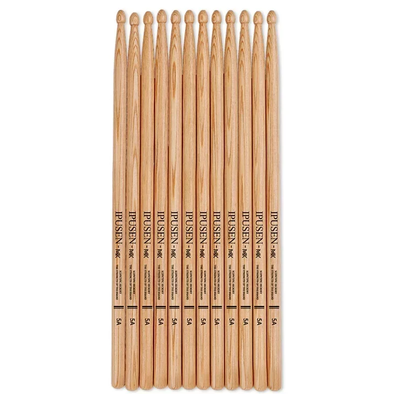 Professional Wooden Drum Sticks For Beginners Children Practice 5A 7A Oak Wood Drumsticks Percussion Instrument Accessories