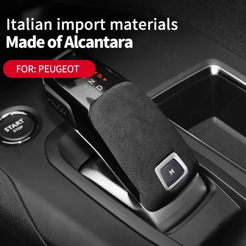 

Alcantara Suede For Peugeot 5008 4008 2008/ Citroen C6/ DS7/9 Gear Shifter Handle Protection Case Cover Gear Lever Knob Shell