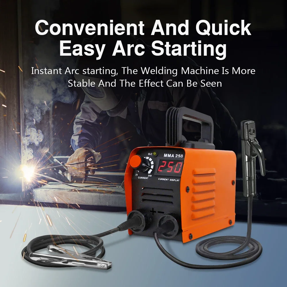 

110V / 220V Welding Machine ZX7 250A MMA Arc Welder Inverter Portable Mini Iron Electric Welding Equipment Car Repairing Tools