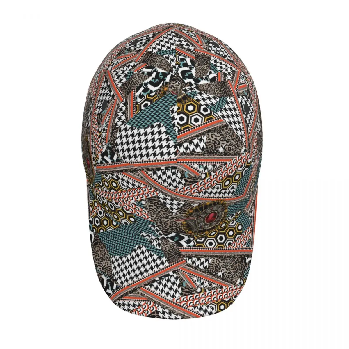 Animal Skin Chain Baroque Print Pattern Outdoor Sport Caps Baseball Hat Men Women Visor Cap Street Hip Hop Caps golf hat men