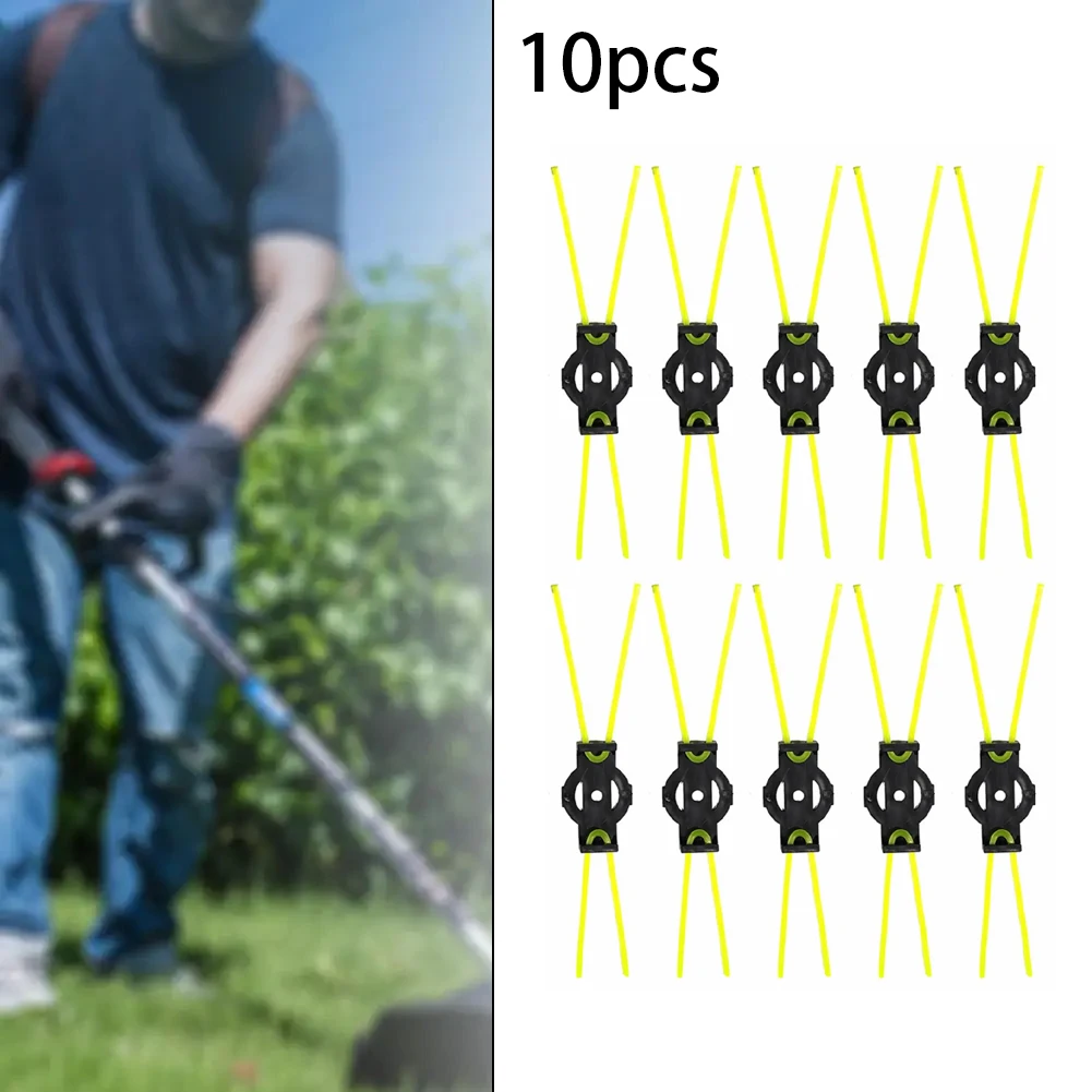 10pcs Lawn Mower Straw Rope Replacement Accessory Garden Grass Trimmer Head Small Household Simple Grass Rope Lawn Mower Parts