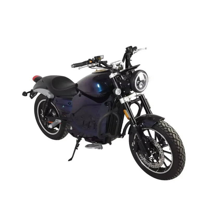 High Speed Electric Sport Motorcycle 72V 3000W Adult Electric Street Bike Powerful Storm E-Moto for Urban Commuting Racing