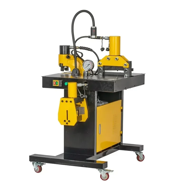 Portable Cooper Busbar Hydraulic Press Bending Cutting Punching Machine
