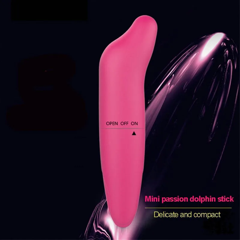 G Point Dolphin Vibrator Mini  Mute Single Dolphin Jumping Egg AV Massage Stick Sex