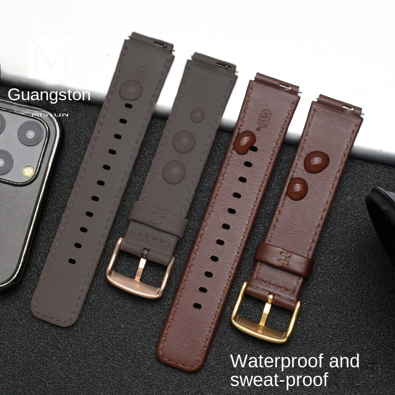 For Huawei B6 B7 16mm leather strap smart Bracelet watch strap B6 b7 replacement wristband for men and women gray strap accessor