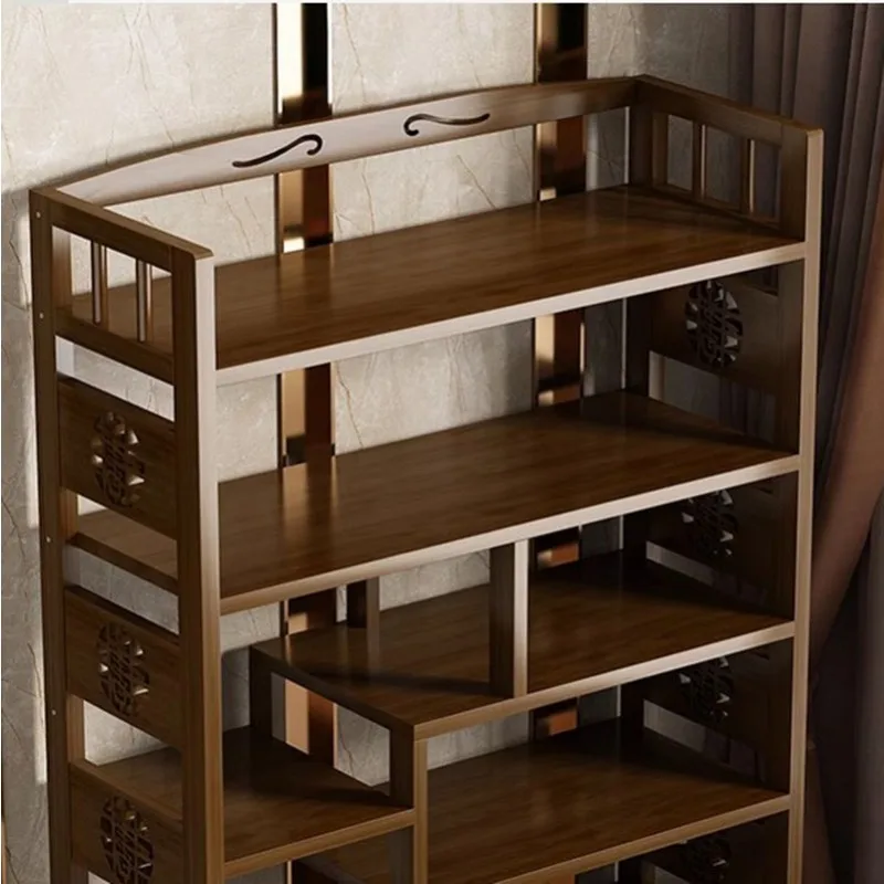 Minimalist Bookcases Floor Cabinets Display Storage Shelf Living Room Children Rack Libreria A Muro Living Room Furniture image 4