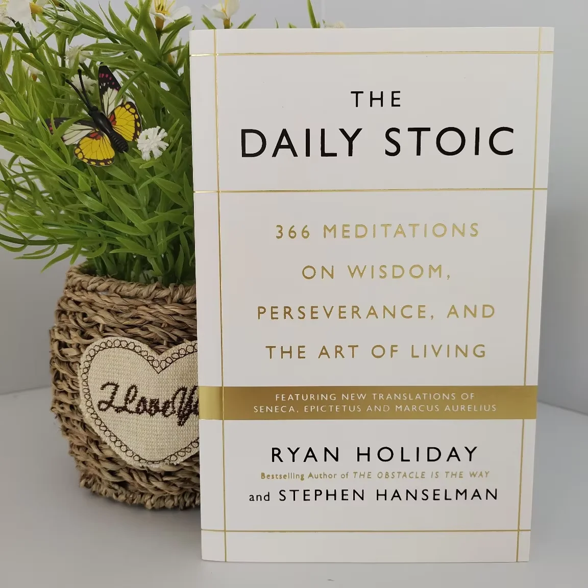 Libro de Sabiduría y Perseverancia, Arte de la Vida, El Stoic Diario, Libro de Filosofía de 366 Días con Texto Bilingüe para el Crecimiento Personal