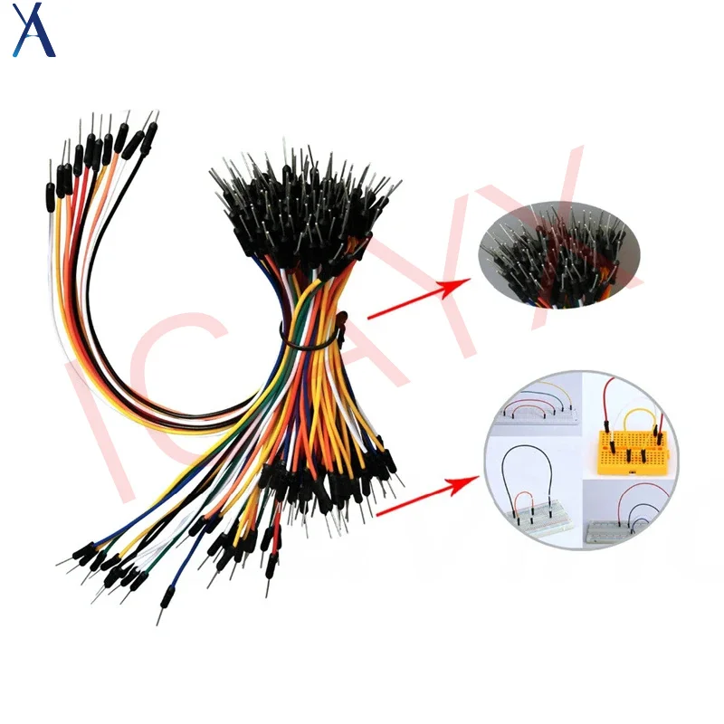 

65pcs/Lot New Solderless Flexible Breadboard Jumper wires Cables Bread plate line