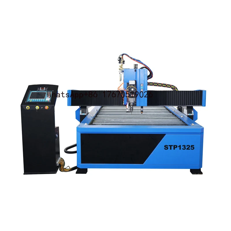 2026-Cheap CNC Plasma Cutting Drilling Machine with Flame Torch From