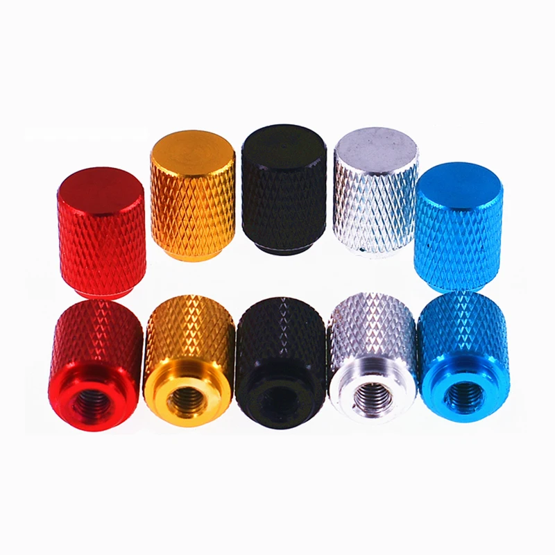 1PCS M3 M4 M5 M6 Color Aluminum Heighten Knurled Thumb Nut Blind Hole Extended Step Hand Tighten Nut Adjusting Nut For DIY/Model